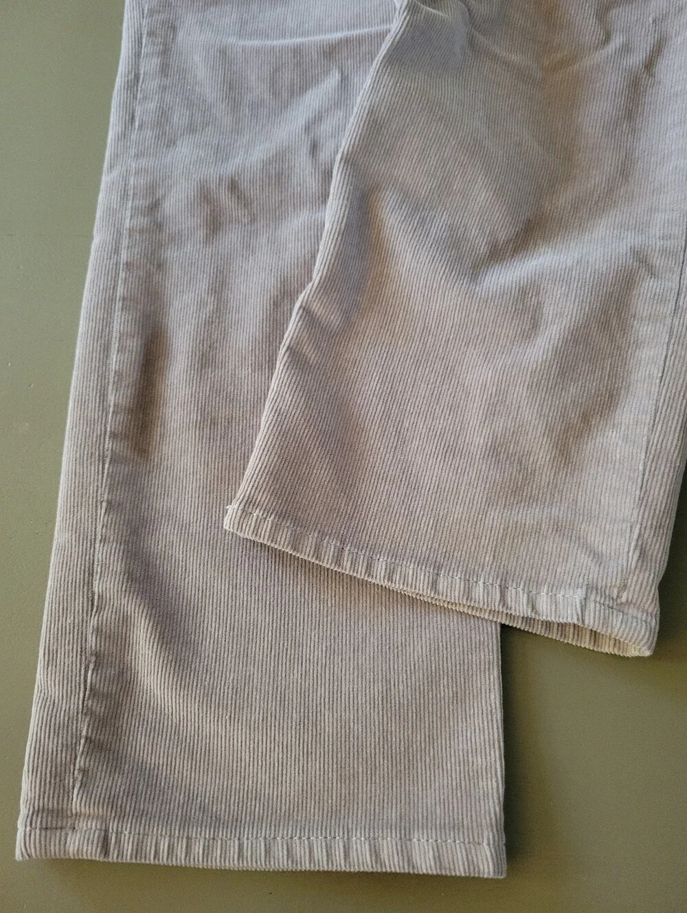 J Crew Corduroy Pant Vintage Slim Straight Leg Gray Ankle Crop Cotton Lyocell 28